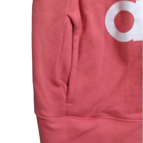 Adidas Trefoil Logo Red Pullover Hoodie - Picture 5 of 7